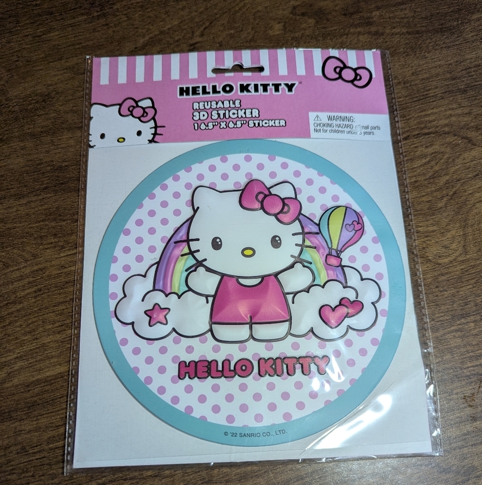 Hello Kitty Reusable 3D sticker